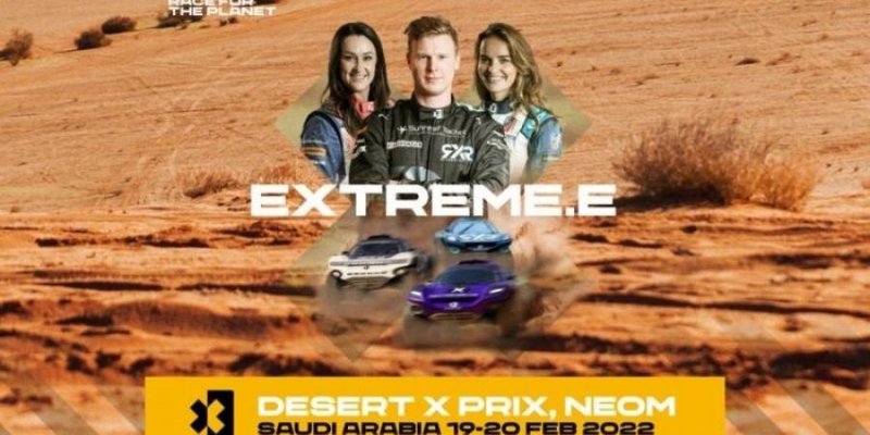 نيوم تستضيف الجولة الافتتاحية للموسم الثاني لسباقات "إكستريم إي" لسيارات الدفع الرباعي الكهربائية