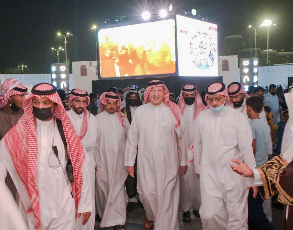 سمو الأمير محمد بن ناصر يزور مقر فعاليات "نجناج" بجازان بمناسبة التأسيس