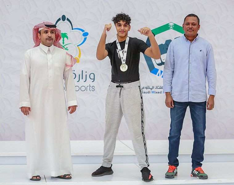 القبلان وكتوعة يتوجان أبطال بطولة المملكة لفنون القتال المتنوع 2021